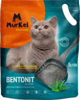 Комкующийся наполнитель Murkel для туалета кошек (Алоэ вера) - 2.2 л в Алматы и в Казахстане за 2 010 ₸