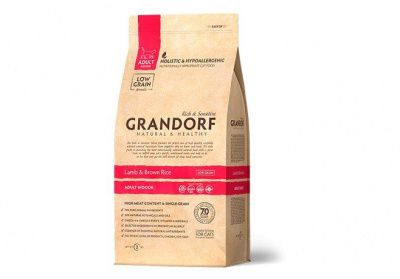 Корм Grandorf Lamb & Rice Indoor для домашних кошек ягненок с рисом - 2 кг в Алматы и в Казахстане за 18 720 ₸
