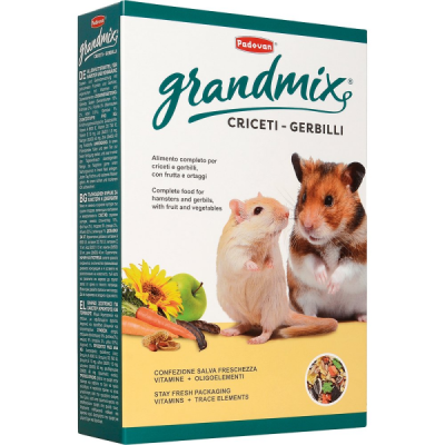 Комплексный корм для хомяков, мышей и песчанок Padovan Grandmix Criceti - Gerbilli - 1 кг в Алматы и в Казахстане за 4 350 ₸