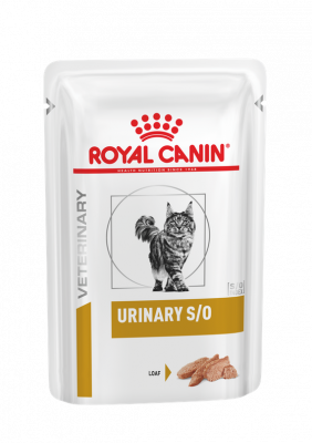 Корм Royal Canin Urinary S/O для лечения и профилактики МКБ и цистита у кошек (Курица) 12 х 85 г в Алматы и в Казахстане за 10 800 ₸