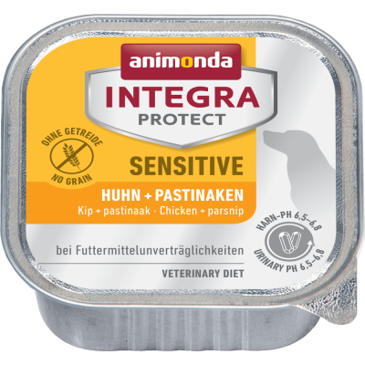 Консервы Integra Protect Sensitive при пищевой аллергии у собак с курицей и пастернаком - 150 гр в Алматы и в Казахстане за 1 710 ₸