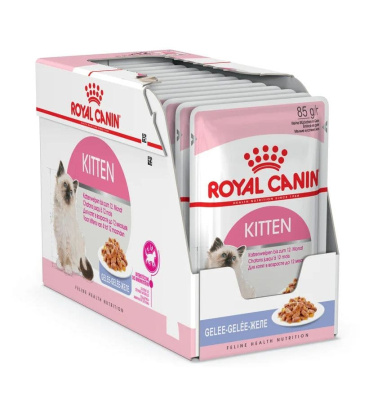 Корм Royal Canin Instinctive Kitten для котят от 4 до 12 месяцев (Кусочки в желе) - 85 г в Алматы и в Казахстане за 850 ₸
