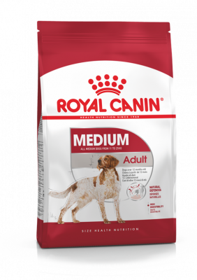Корм Royal Canin Medium Adult для взрослых собак средних размеров - 15 кг в Алматы и в Казахстане за 56 400 ₸