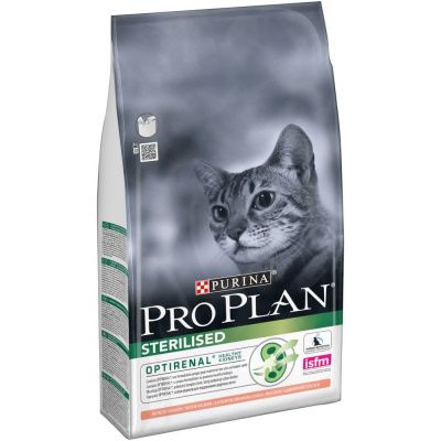 Корм Pro Plan Sterilised для стерилизованных кошек и кастрированных котов лосось -  1.5 кг в Алматы и в Казахстане за 11 860 ₸