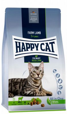 Корм для кошек Happy Cat Culinary Wiede Lamm, для взрослых кошек, с ягнёнком, 1,3 кг в Алматы и в Казахстане за 6 290 ₸