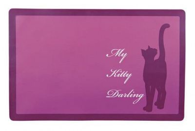 Пластиковый коврик "My Kitty darling" для кошек на нескользящем дне - 44х28 см в Алматы и в Казахстане за 1 880 ₸