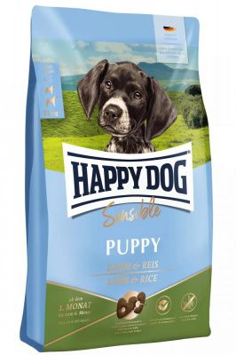 Корм для собак Happy Dog Sensible Puppy Lamb&Rice, с бараниной и рисом, для щенков 1-6 мес  10 кг в Алматы и в Казахстане за 36 900 ₸